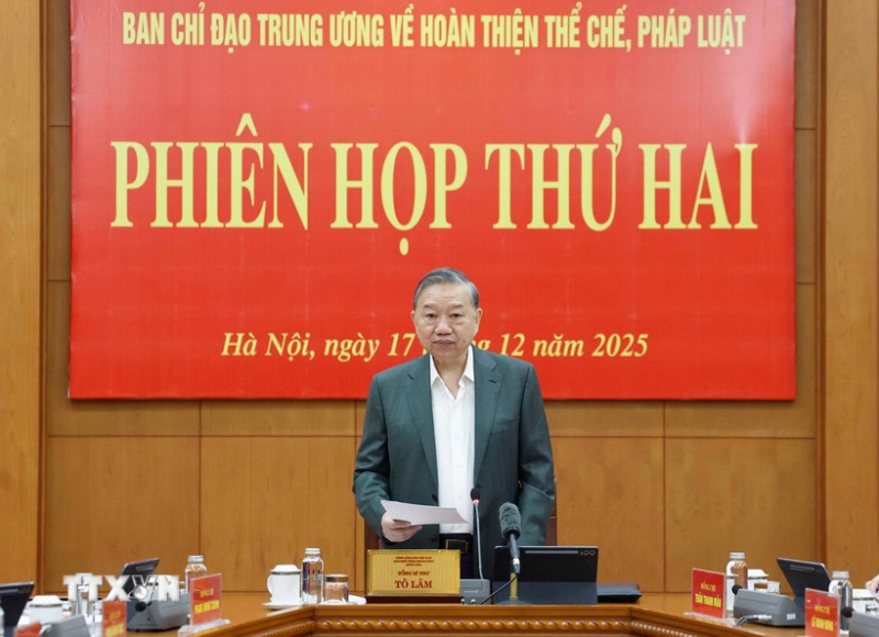 Tổng Bí thư: Tạo hành lang pháp lý thuận lợi nhất để thúc đẩy phát triển đất nước -0