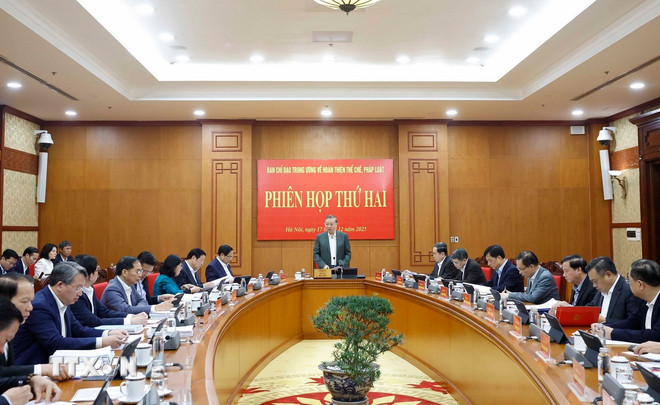 Tổng Bí thư: Tạo hành lang pháp lý thuận lợi nhất để thúc đẩy phát triển đất nước -0