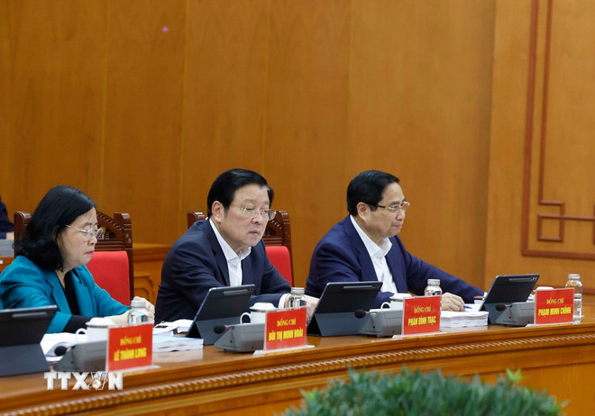 Tổng Bí thư: Tạo hành lang pháp lý thuận lợi nhất để thúc đẩy phát triển đất nước -0