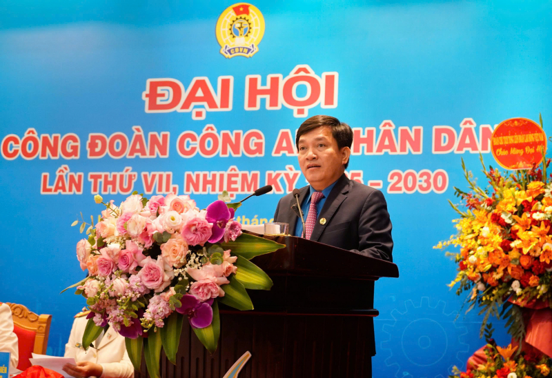 Phiên trọng thể Đại hội đại biểu Công đoàn CAND lần thứ VII -0