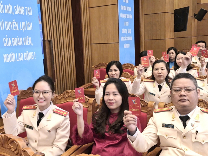 Phiên trọng thể Đại hội đại biểu Công đoàn CAND lần thứ VII -0