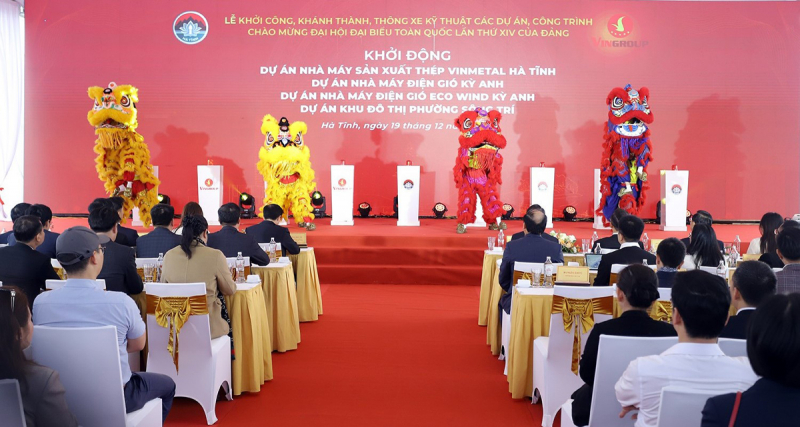 Hà Tĩnh khởi công, khởi động 6 dự án chào mừng Đại hội đại biểu toàn quốc lần thứ XIV của Đảng -0