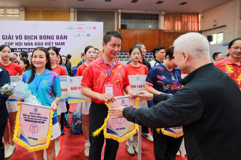 Khai mạc Giải Vô địch Bóng bàn Cúp Hội Nhà báo Việt Nam, lần thứ XVIII – năm 2025 -1