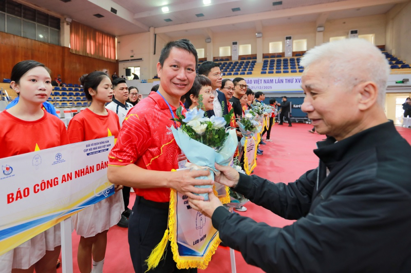 Khai mạc Giải Vô địch Bóng bàn Cúp Hội Nhà báo Việt Nam, lần thứ XVIII – năm 2025 -2