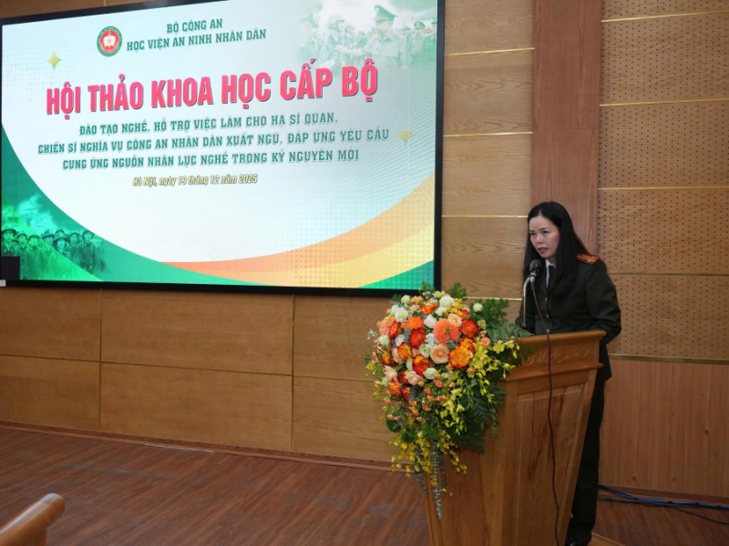 Tìm giải pháp nâng cao chất lượng đào tạo, hỗ trợ tìm việc làm cho hạ sỹ quan, chiến sĩ nghĩa vụ CAND xuất ngũ -0