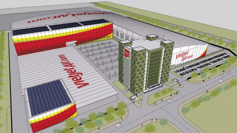 Vietjet cất nóc hangar chuẩn quốc tế, khai trương chuyến bay tới Cảng Hàng không quốc tế Long Thành -0