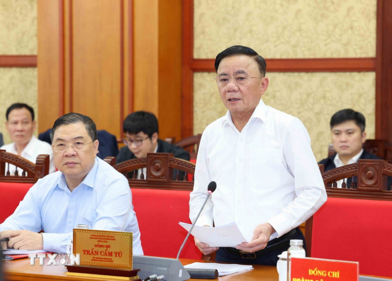 Thường trực Ban Bí thư chủ trì họp rà soát công tác tổ chức phục vụ Đại hội XIV -0