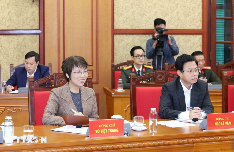 Thường trực Ban Bí thư chủ trì họp rà soát công tác tổ chức phục vụ Đại hội XIV -0