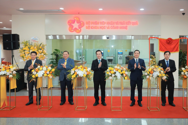 Khai trương bộ phận một cửa Bộ Khoa học và Công nghệ -0