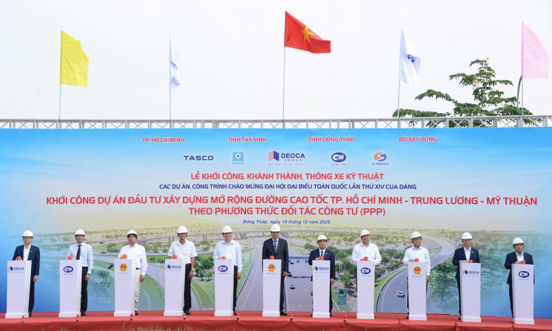 Khánh thành, khởi công loạt dự án giao thông trọng điểm ở miền Tây -0