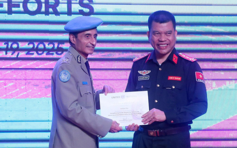 Hội thảo quốc tế về “Chiến lược Bình đẳng giới cho lực lượng Cảnh sát Liên Hợp Quốc” thành công tốt đẹp -0