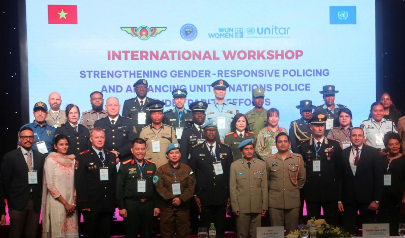 Hội thảo quốc tế về “Chiến lược Bình đẳng giới cho lực lượng Cảnh sát Liên Hợp Quốc” thành công tốt đẹp -0
