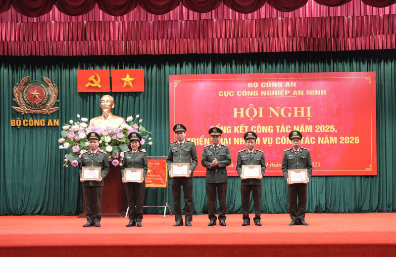 Hội nghị tổng kết công tác năm 2025, triển khai nhiệm vụ năm 2026 Cục Công nghiệp an ninh -0