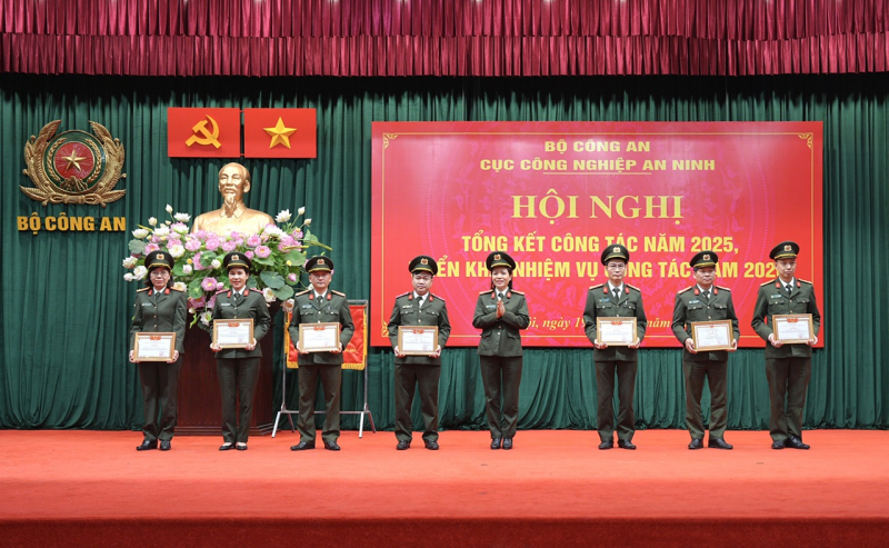 Hội nghị tổng kết công tác năm 2025, triển khai nhiệm vụ năm 2026 Cục Công nghiệp an ninh -0