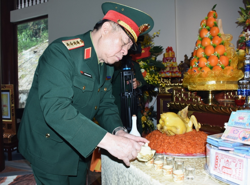 Đại tướng Nguyễn Trọng Nghĩa chủ trì các hoạt động về nguồn, tri ân tại tỉnh Cao Bằng -1