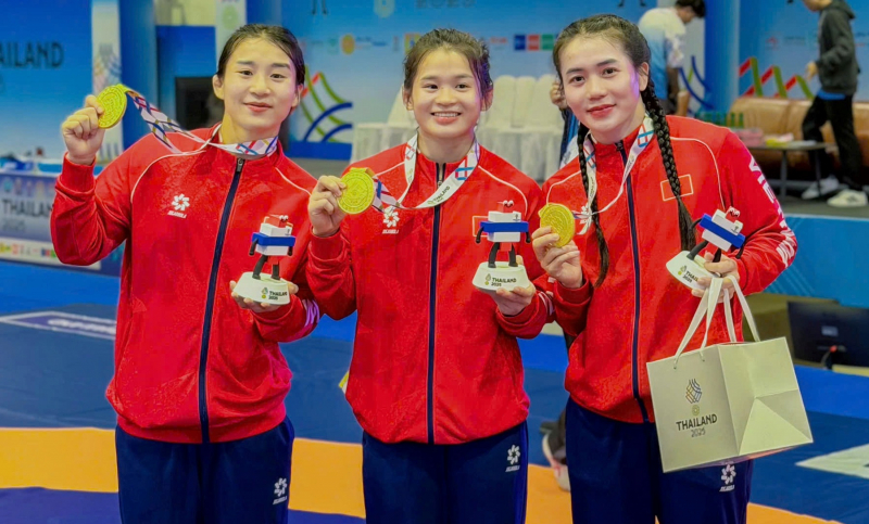 Chuyện 3 chị em ruột ở Huế cùng giành Huy chương Vàng tại SEA Games 33 -0