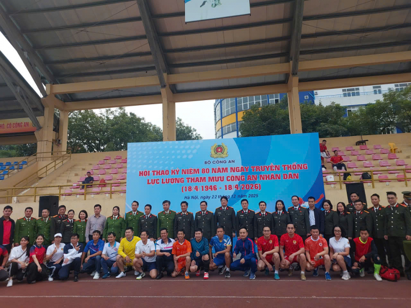 Khai mạc vòng loại Hội thao khối cơ quan Bộ Công an kỷ niệm 80 năm Ngày truyền thống lực lượng Tham mưu -0