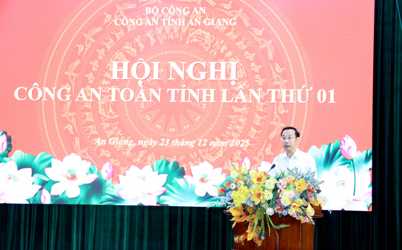 Công an tỉnh An Giang quyết tâm giữ vững ổn định, an ninh, an toàn để tỉnh nhà phát triển -0