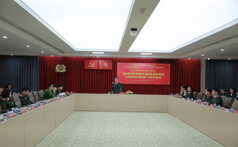 Tăng cường tiềm lực khoa học, công nghệ, đổi mới sáng tạo và chuyển đổi số trong CAND -0