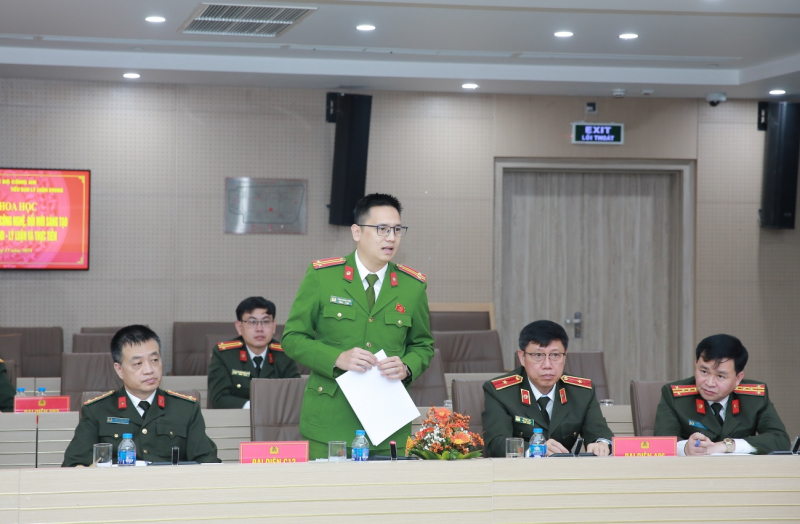 Tăng cường tiềm lực khoa học, công nghệ, đổi mới sáng tạo và chuyển đổi số trong CAND -1