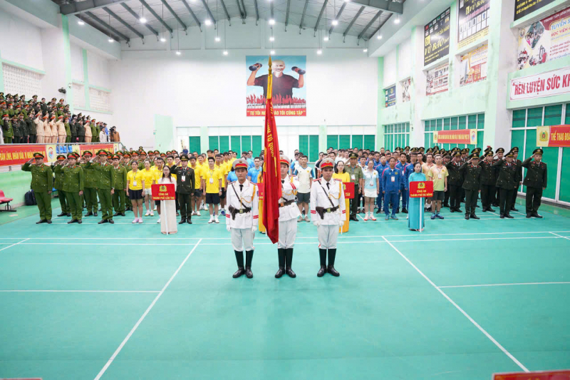 Cụm thi đua số 2- Bộ Công an khai mạc Hội thao kỷ niệm Ngày truyền thống lực lượng Tham mưu CAND -0