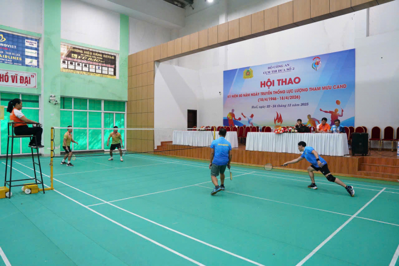 Cụm thi đua số 2- Bộ Công an khai mạc Hội thao kỷ niệm Ngày truyền thống lực lượng Tham mưu CAND -0