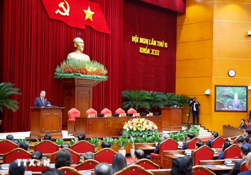 Toàn văn phát biểu của Tổng Bí thư Tô Lâm tại phiên bế mạc Hội nghị Trung ương lần thứ 15 -0