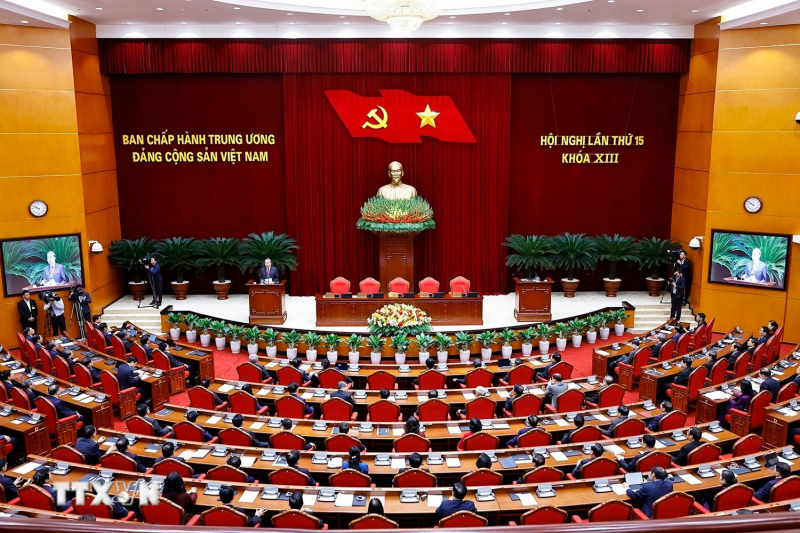 Bế mạc Hội nghị lần thứ 15 Ban Chấp hành Trung ương Đảng khóa XIII -0