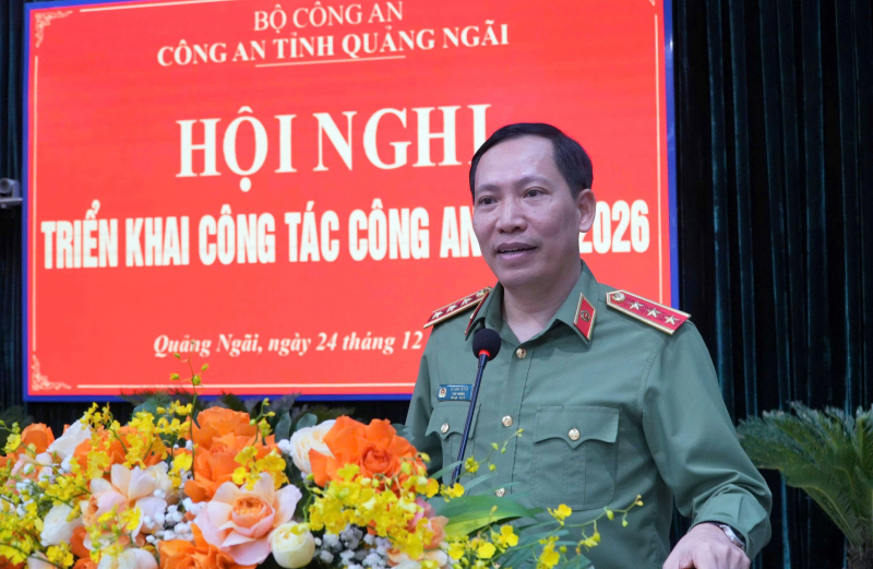 Công an tỉnh Quảng Ngãi khai mạc Hội nghị triển khai công tác năm 2026 -0