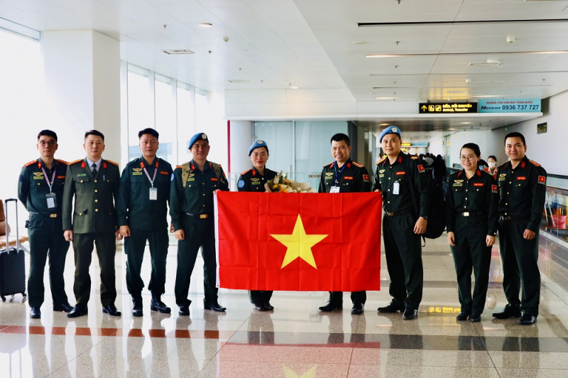 Tổ công tác gìn giữ hoà bình số 4 của Bộ Công an hoàn thành xuất sắc nhiệm vụ trở về -0