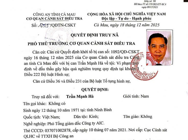 Chủ tịch công ty AIC Nguyễn Thị Thanh Nhàn tiếp tục bị truy nã -1