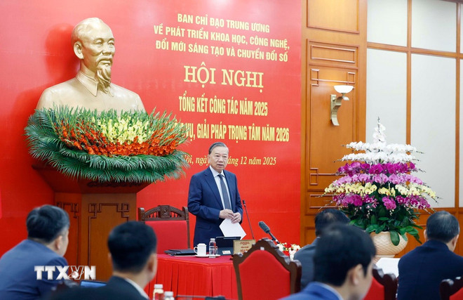 Tổng Bí thư Tô Lâm: Năm 2026 phải 'hành động đột phá' về KHCN và chuyển đổi số -0