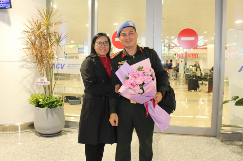 Tổ công tác gìn giữ hoà bình số 4 của Bộ Công an hoàn thành xuất sắc nhiệm vụ trở về -0