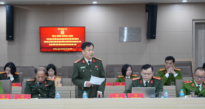 Đẩy mạnh chuyển giao, ứng dụng kết quả thực hiện nhiệm vụ khoa học xã hội và nhân văn trong CAND -0