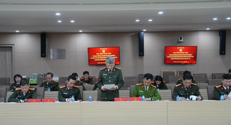 Đẩy mạnh chuyển giao, ứng dụng kết quả thực hiện nhiệm vụ khoa học xã hội và nhân văn trong CAND -1