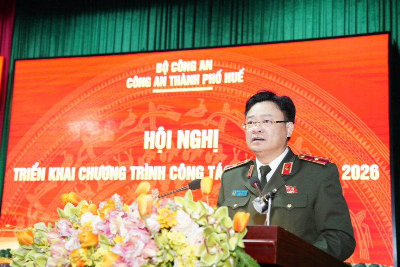 Công an TP Huế kiến tạo môi trường an ninh, an toàn phục vụ nhiệm vụ phát triển kinh tế – xã hội -0