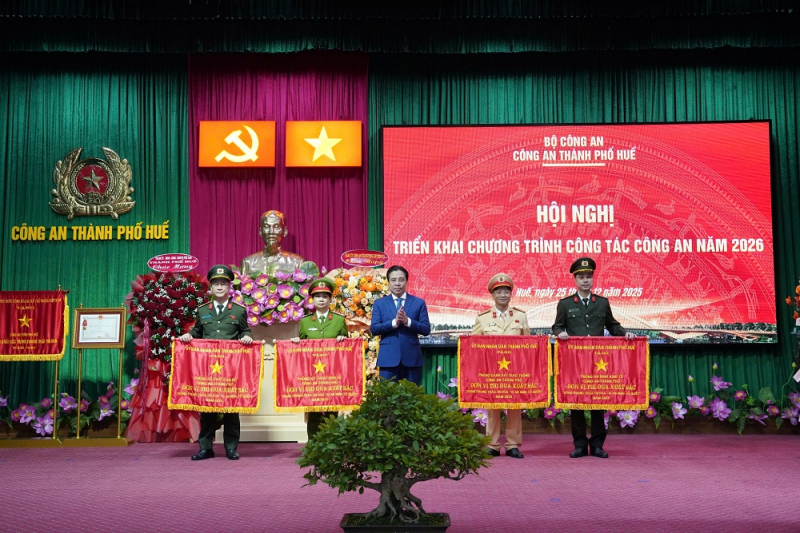 Công an TP Huế kiến tạo môi trường an ninh, an toàn phục vụ nhiệm vụ phát triển kinh tế – xã hội -0