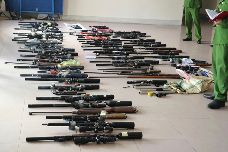 Phá chuyên án chế tạo, mua bán, tàng trữ vũ khí quân dụng trái phép cực lớn -2