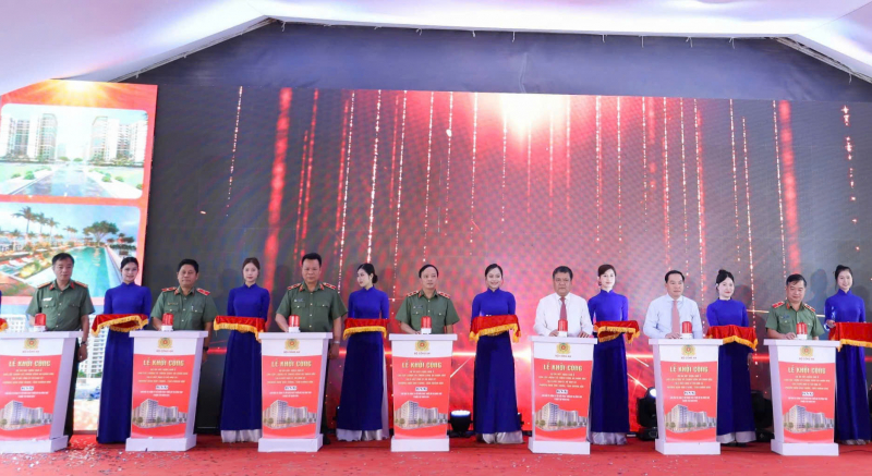 Bộ Công an khởi công Dự án xây dựng nhà ở cho lực lượng vũ trang CAND tại tỉnh Khánh Hòa -0