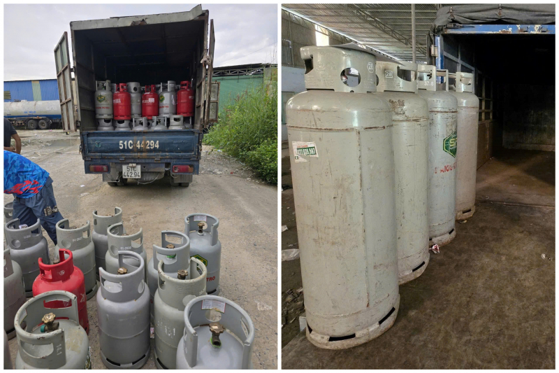 Khởi tố 4 bị can trong đường dây sản xuất, tiêu thụ gas giả quy mô lớn -1