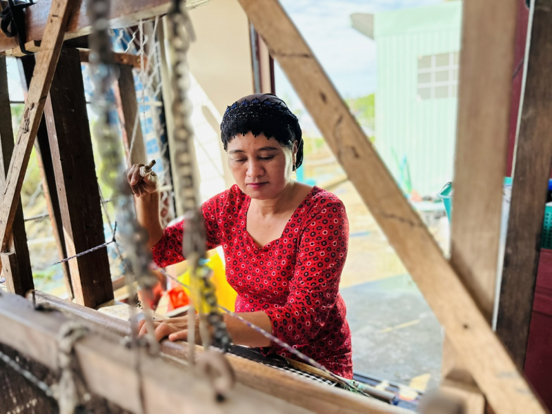 Khám phá làng nghề thổ cẩm Chăm Châu Phong ở An Giang -0