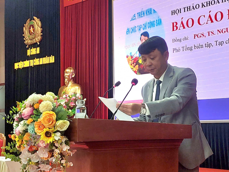 Lực lượng CAND là thanh bảo kiếm trong đấu tranh phòng, chống tiêu cực, bảo vệ Đảng -0