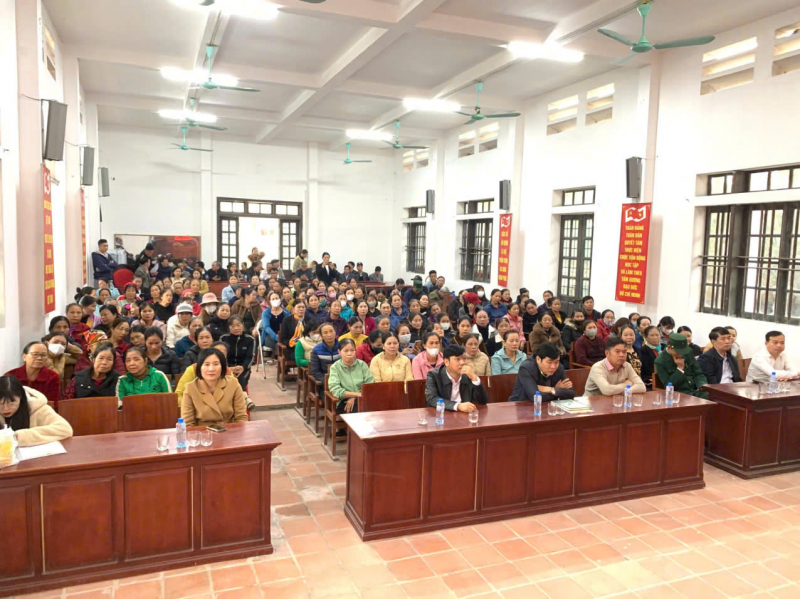 Truyền thông về thực hiện trợ giúp pháp lý trong xây dựng nông thôn mới tại xã Tây Thái Ninh -0