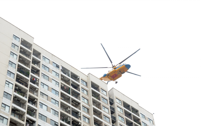 Diễn tập phương án chữa cháy, cứu nạn, cứu hộ tại các tòa nhà cao tầng ở Hà Nội -0