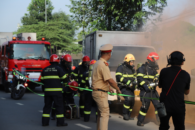 TP Hồ Chí Minh diễn tập ứng phó sự cố bức xạ và hạt nhân  -0