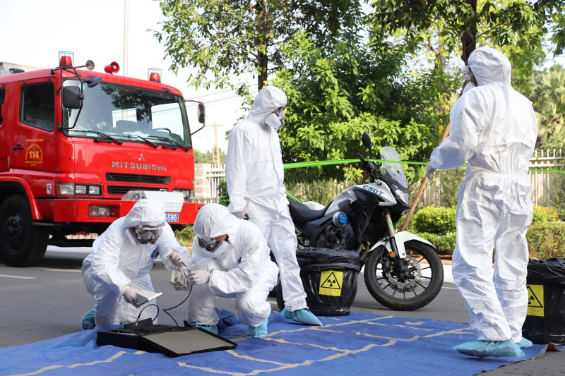 TP Hồ Chí Minh diễn tập ứng phó sự cố bức xạ và hạt nhân  -0