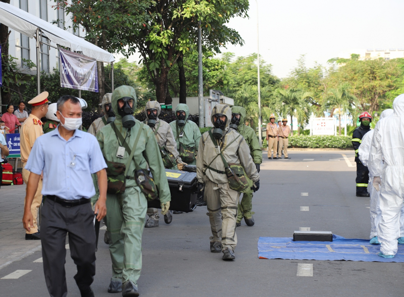 TP Hồ Chí Minh diễn tập ứng phó sự cố bức xạ và hạt nhân  -3