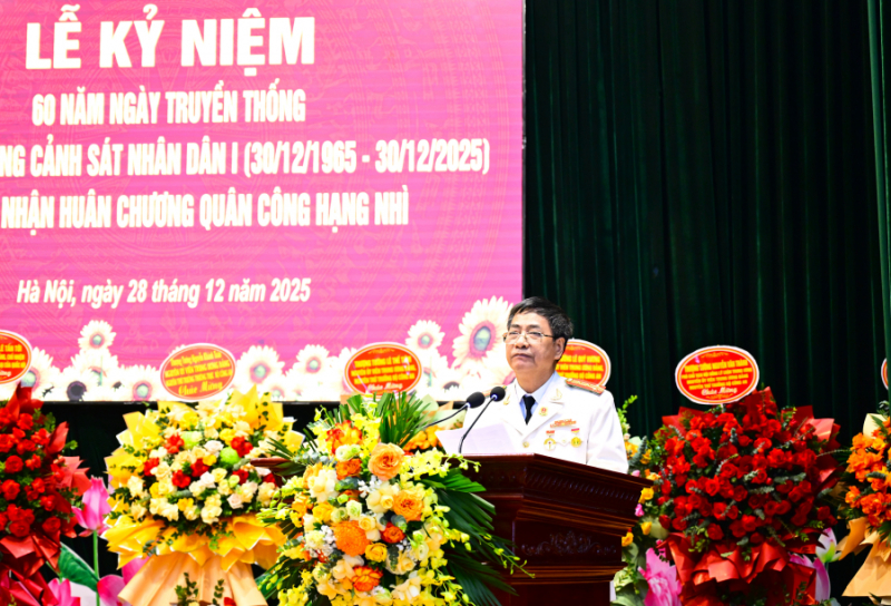 Trường Cao đẳng CSND I kỷ niệm 60 năm ngày truyền thống và đón nhận Huân chương Quận công hạng Nhì -0