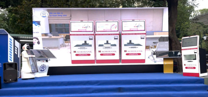 Tài trợ Kiosk thông minh xác thực và cấp bản sao số tài liệu điện tử, Agribank góp phần hiện đại hóa nền hành chính Thủ đô -0
