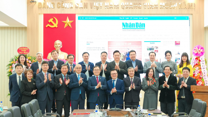 Khai trương Báo Nhân dân điện tử tiếng Hàn Quốc -0